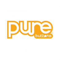 The Pure Buttons Logo, simply saying Pure.