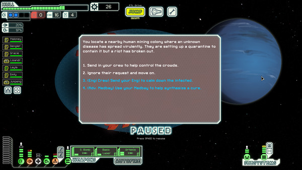 Choices in FTL